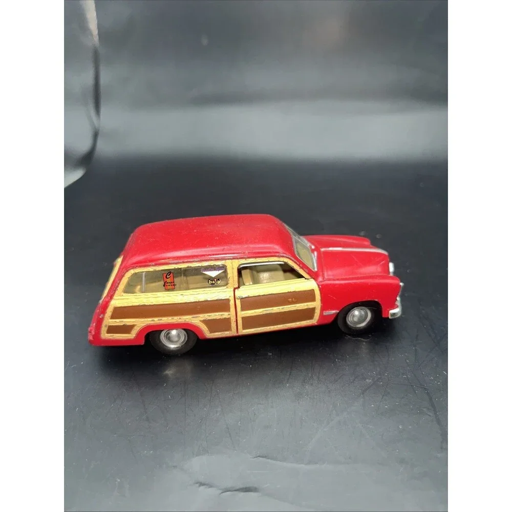 Road Champs, 1949 Ford Woody, Red, Scale 1:43, Diecast